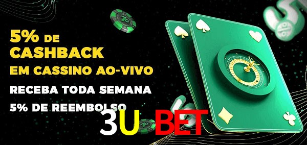 Promoções do cassino ao Vivo 3U Bet